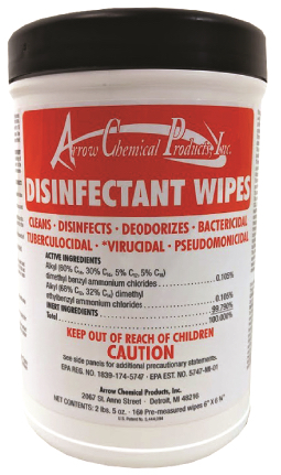 Arrow Disinfectant Wipes