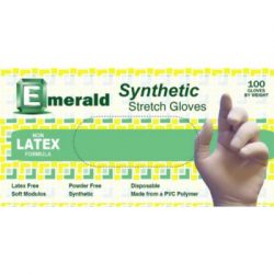 Emerald Yellow Stretch Synthetic Gloves